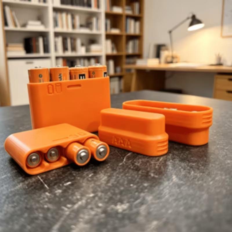4 Slots AA Battery Storage Box - Battery Case Storage recension och pris
