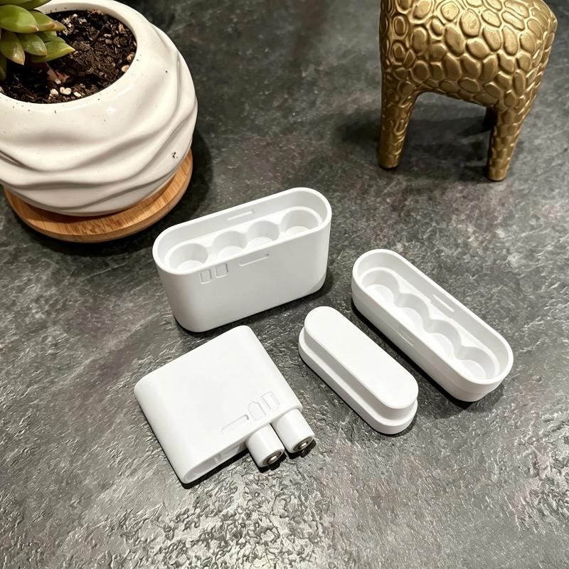 4 Slots AA Battery Storage Box - Battery Case Storage recension och pris