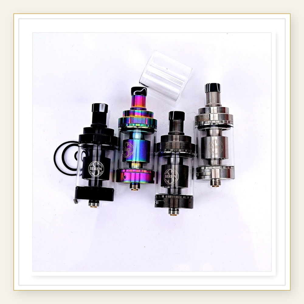 Siren V2 GTA 24mm MTL RTA Rebu - Vape Coil Replacement recension och pris