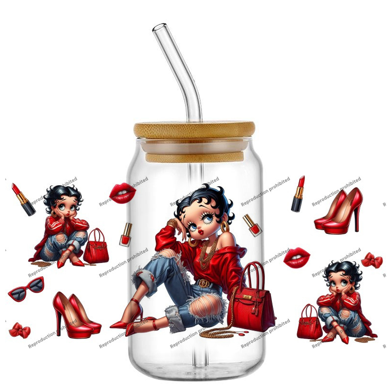 Modern Fashion Girl Themed 3D  - Rdta Tank Glass recension och pris
