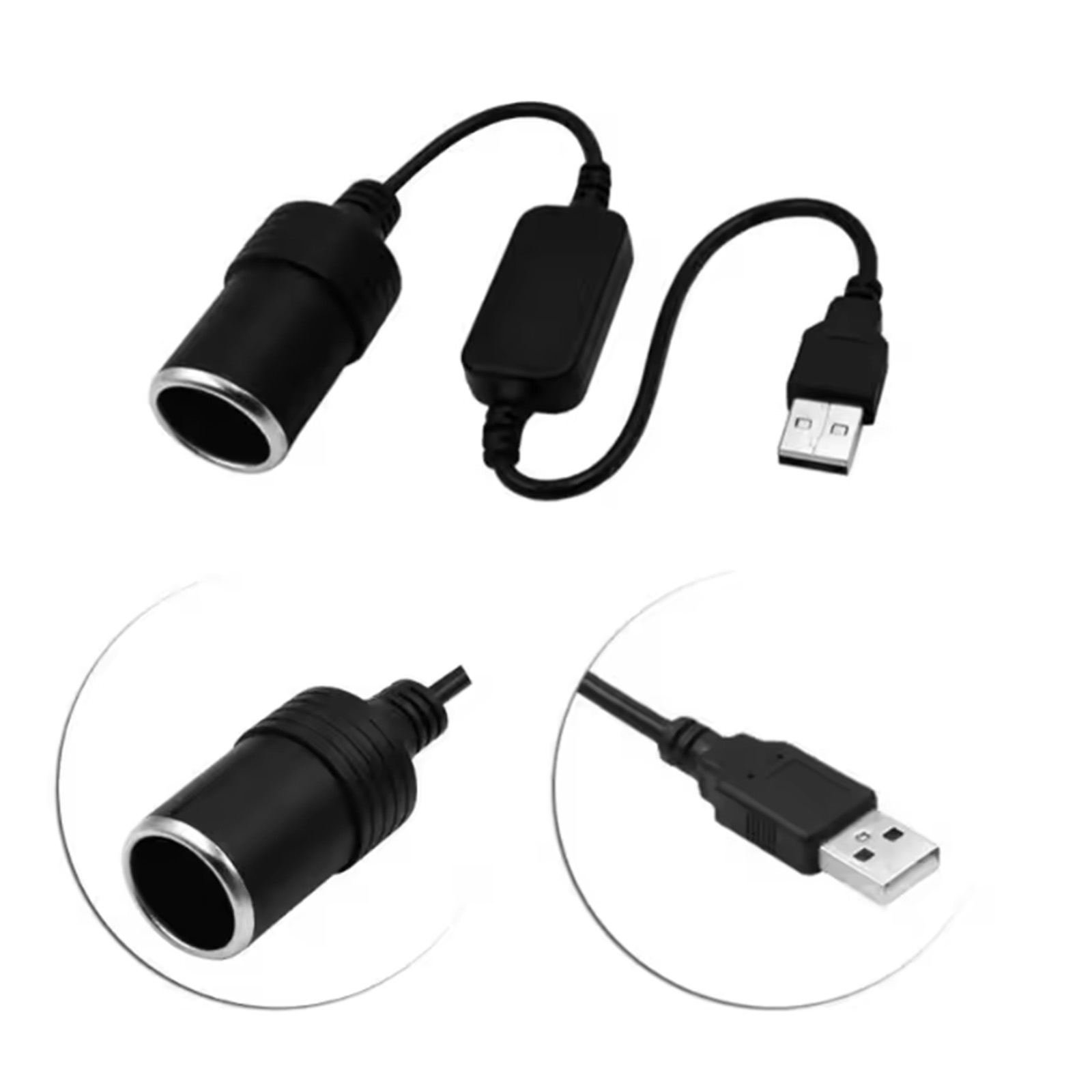1pc 5V 2A USB To 12V Cigarette - Accessories For Vaping recension och pris