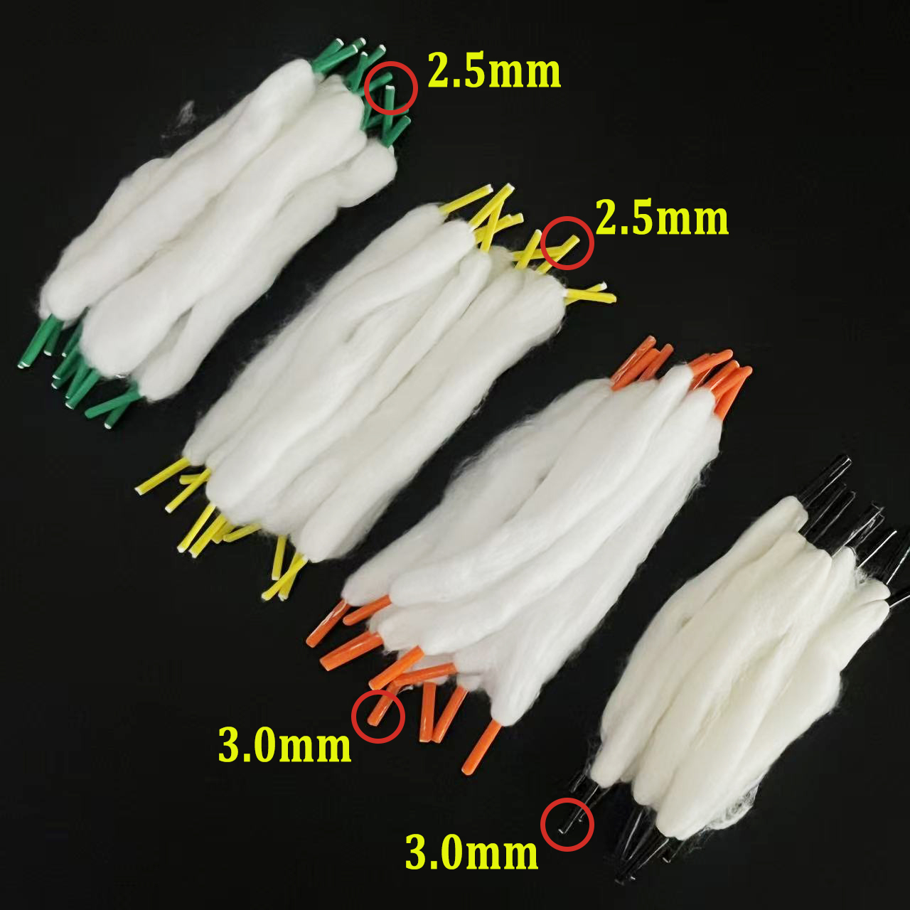 100-10pcs DIY Hand Tools 3.0/2 - Cotton Wick Organic recension och pris