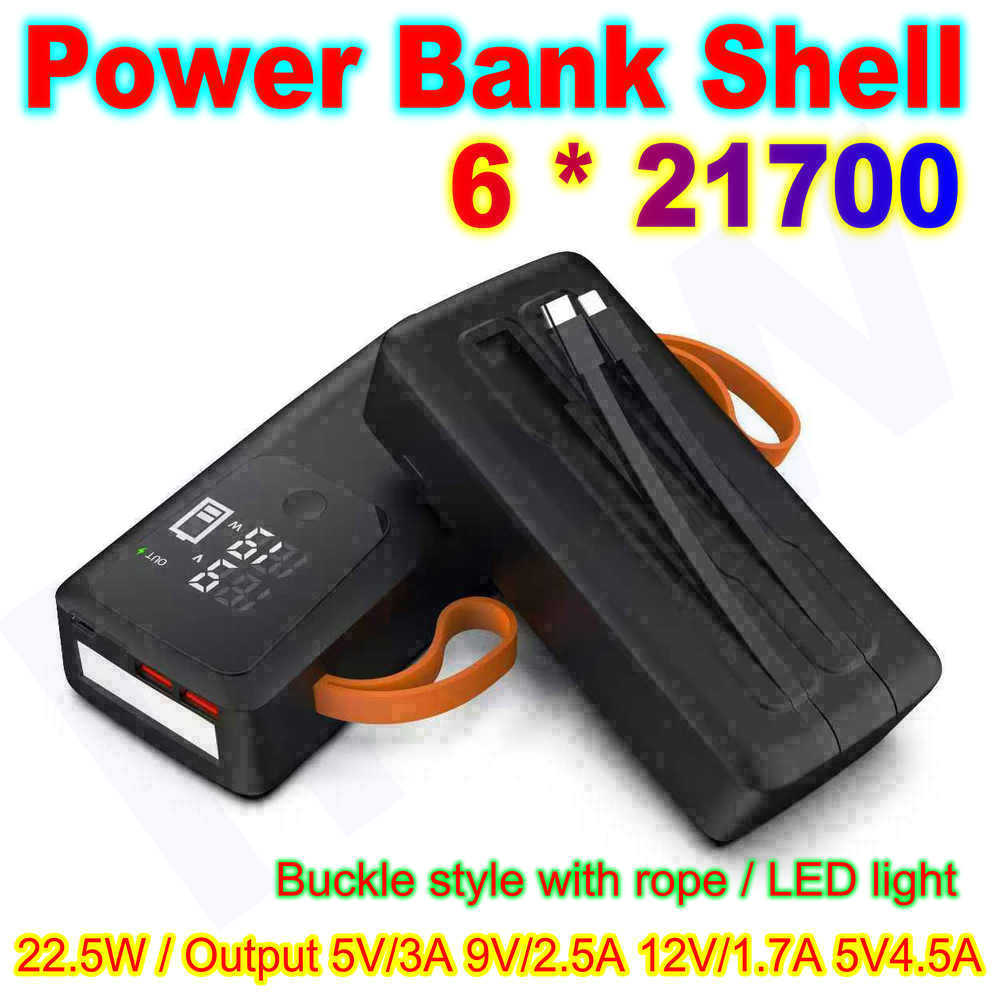 21700 Battery Power Bank Housi - Battery Case Storage recension och pris