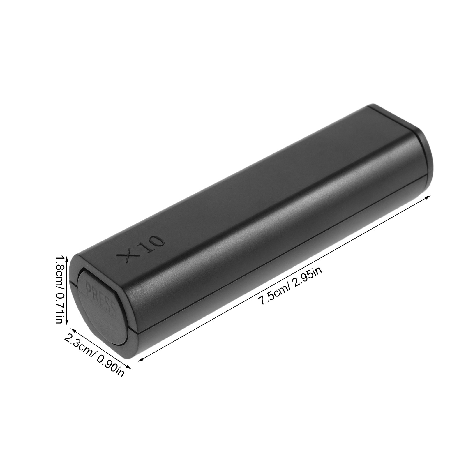 Battery Case 10 Cell Black Com - Battery Case Storage recension och pris