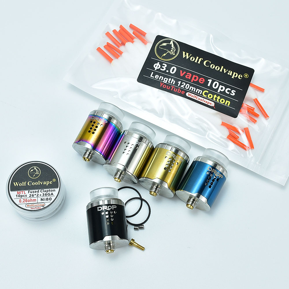 24mm DROP RDA Tank Atomizer -  - Vape Coil Replacement recension och pris