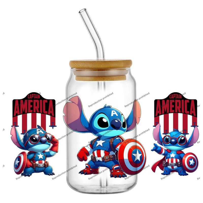 cartoon hero Design 16OZ UV DT - Rdta Tank Glass recension och pris
