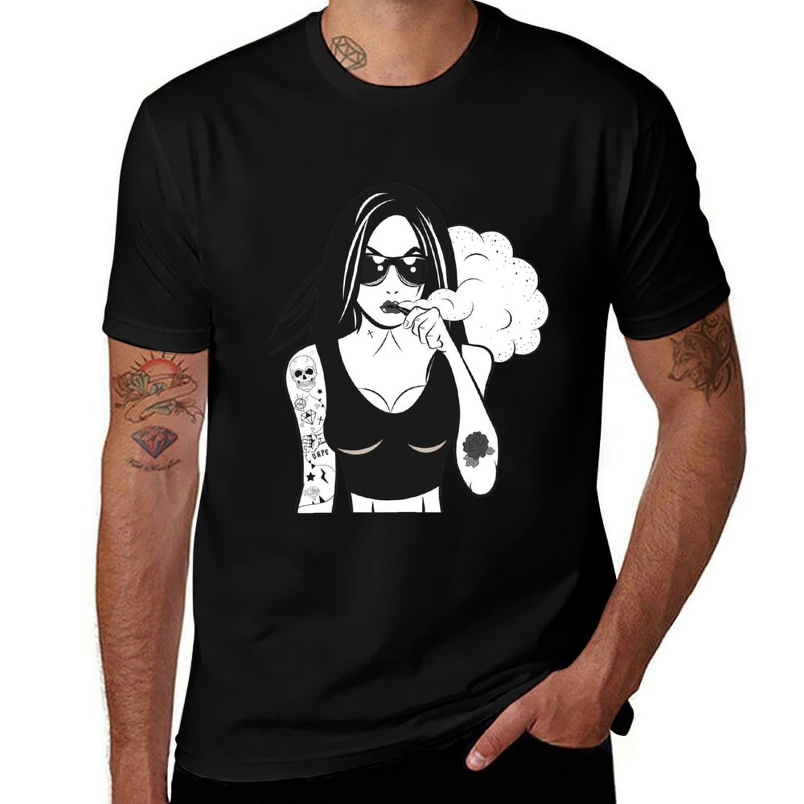 Vape Girl T-Shirt Quick Dry Tr - Quick Vape recension och pris