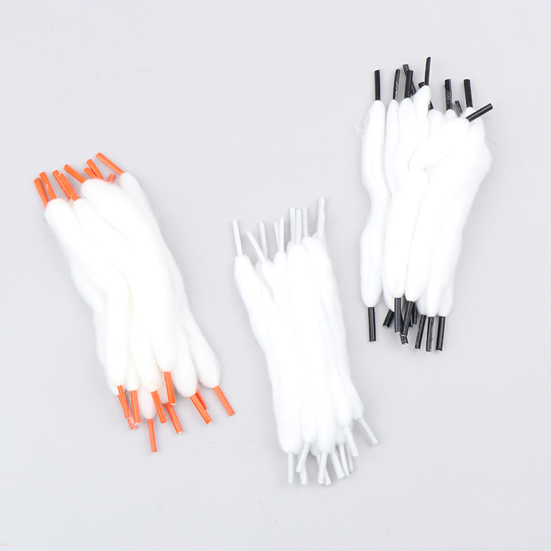 10pcs Prebuilt Organic Shoelac - Cotton Wick Organic recension och pris