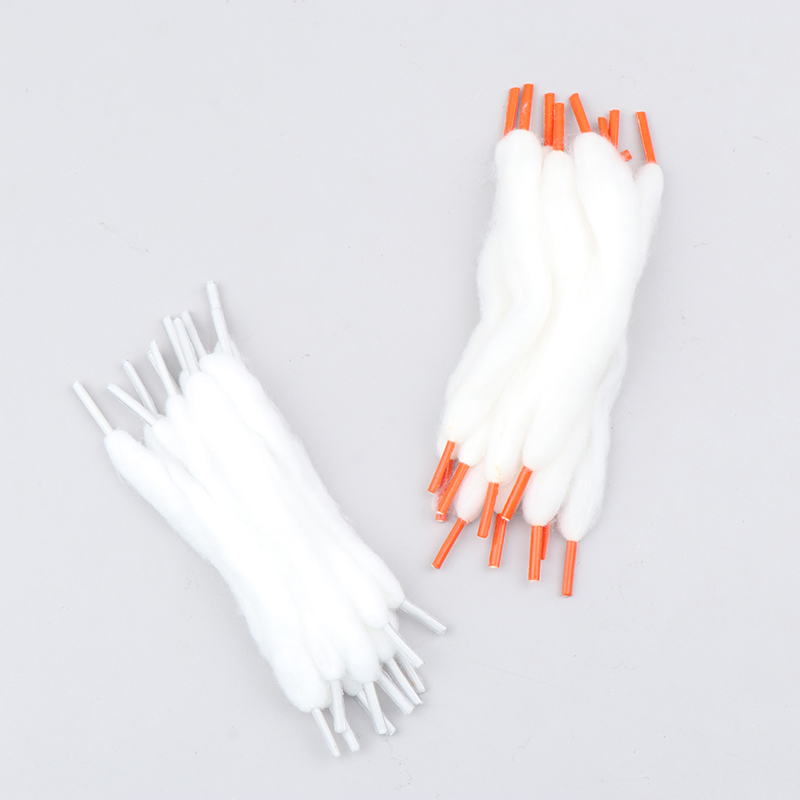 10pcs Prebuilt Organic Shoelac - Cotton Wick Organic recension och pris