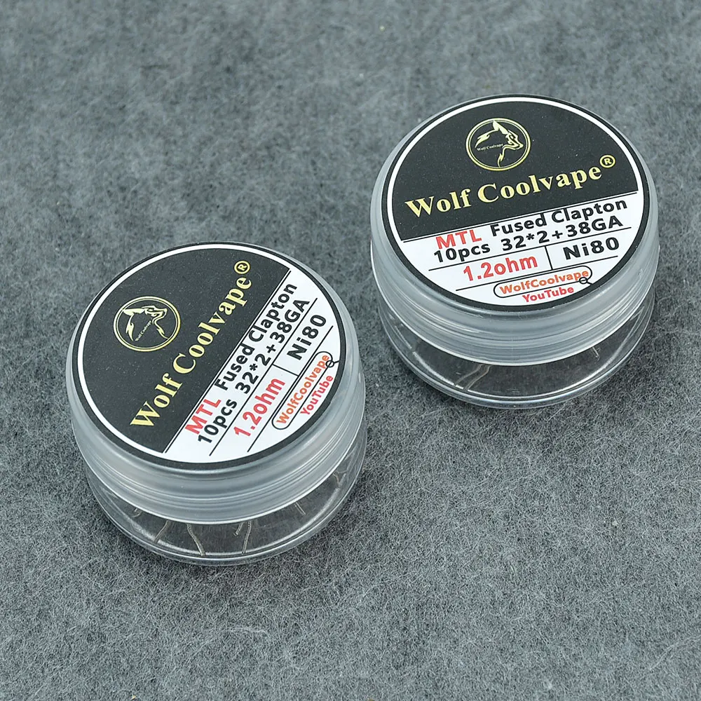 Wolfcoolvape NI80 Pre-Built He - Vape Coil Replacement recension och pris